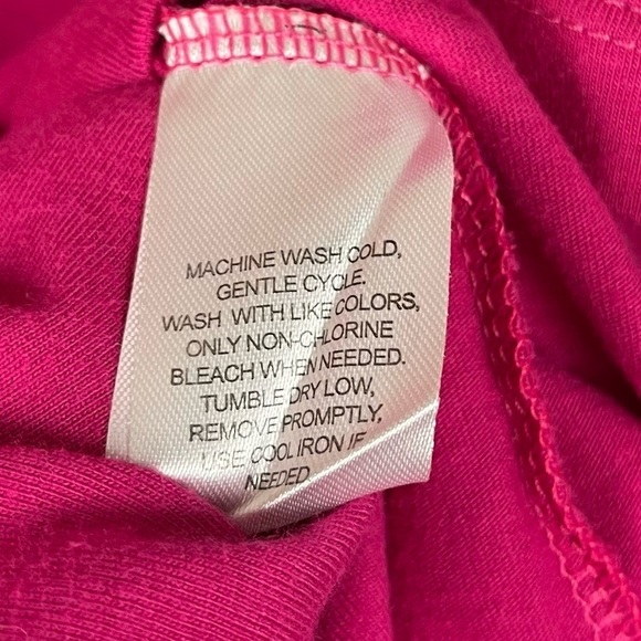 Allison Brittney XL Hot Pink Boho Flowy Crochet Cottagecore Tank Top Boxy - Picture 6 of 7